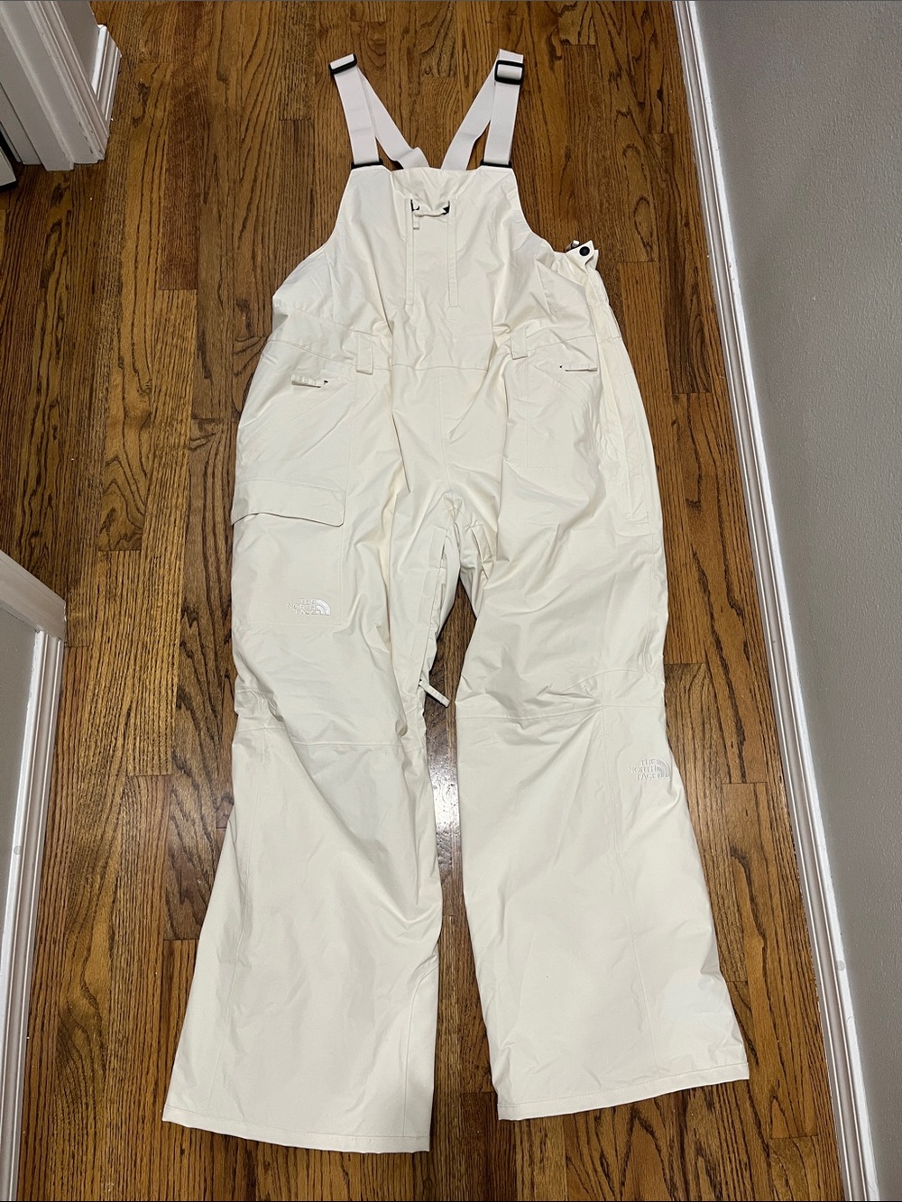 The North Face Women's Freedom Insulated Bibs, Cream/White